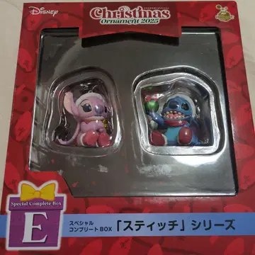 Happy 복권 크리스마스 오너먼트 2025 스티치 세트