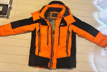 MILLET 다운 자켓 110 오렌지/블랙