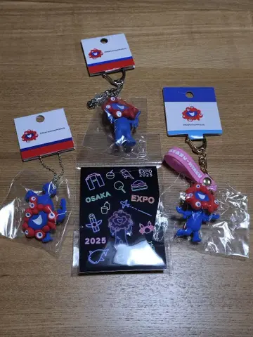 오사카 엑스포 2025 미야쿠미야쿠 키링 핀 배지