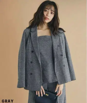 [ 새상품급 ] 베이스먼트 BASEMENT online 헤링본 자켓