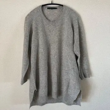 투모로우랜드 맥피 캐시미어 혼방 그레이 상의 스웨터