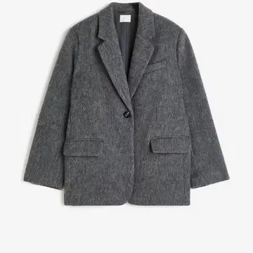 H&M 오버 사이즈 울 블렌드 블레이저