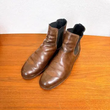 MARC JACOBS 이탈리아제 사이드 고어 부츠 브라운 24cm 상당