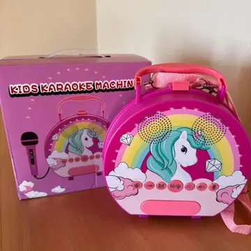 키즈 가라오케 블루투스 레코딩 다기능 유니콘 선물