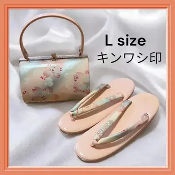 조리 백 세트 L 사이즈 조리 백 벚꽃 킨와시 상표