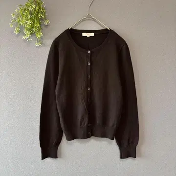 내추럴 뷰티 베이직 [S] 고급 쿨 울 혼방 숏 기장 가디건