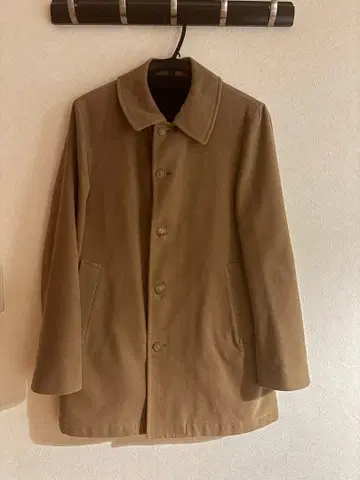 tomorrowland 체스터 코트 세로 골 기모 코튼 48 사이즈