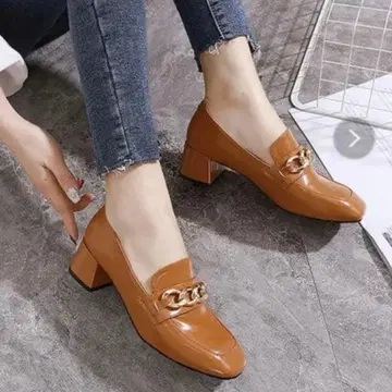 미사용 새상품 가을/겨울 여성용 펌프스 디자인 로퍼