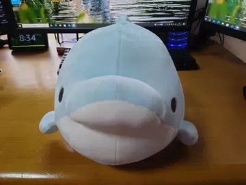 해피 고래 돌고래형 봉제 인형