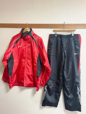 아식스 윈드브레이커 상하의