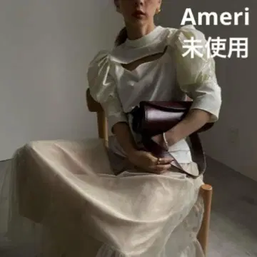 미사용 Ameri MEDI CORSET VOLUME TULLE SKIRT