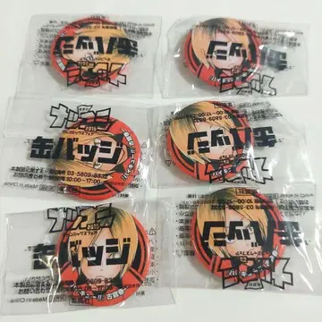 나츠코미 2015 캔뱃지 하이큐!! 코즈메 켄마 6개 세트