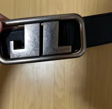 jaded london 블랙 벨트 JL 로고