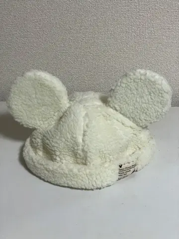 디즈니랜드 팬캡 보아햇 보아캡 모자 화이트 복슬복슬