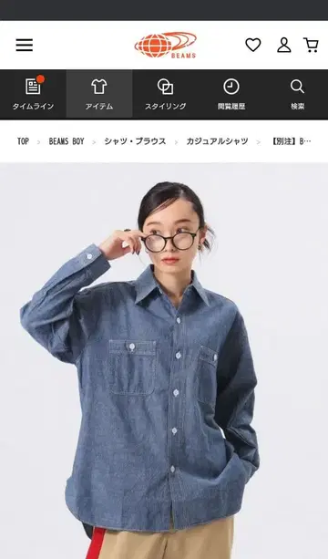 beamsboy [ 별주 ] BUZZ RICKSON'S / 샴브레이 셔츠