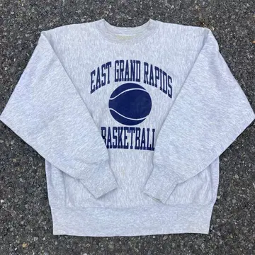 80s Champion 삼단 농구 리버스 위브 트리코 태그 XL USA제