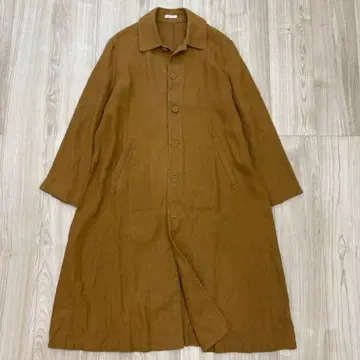 [새상품급] fog linen work 라이리 린넨 100% 롱 코트