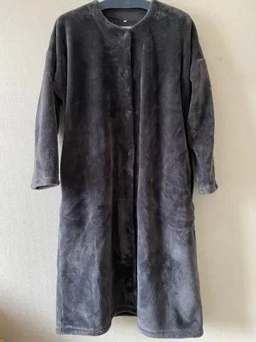 무인양품 착용 담요 쓰리 가운 그레이 M