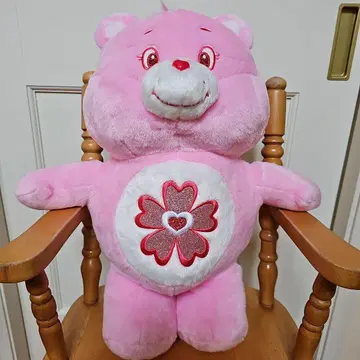 케어베어 봉제 인형 핑크 BlG Care Bears 벚꽃