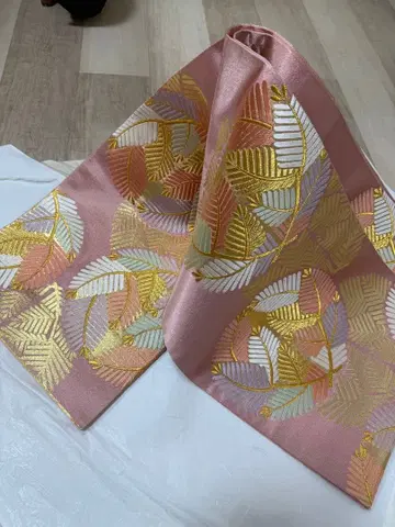 순수 실크 후쿠로 오비