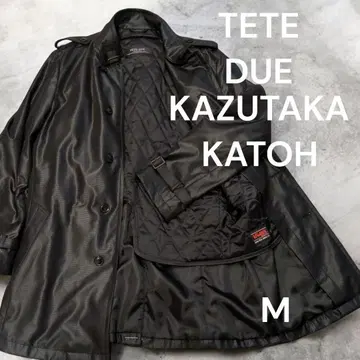 블랙 트렌치코트 벨트 포함 이너 포함 M y2k 비즈니스 포멀