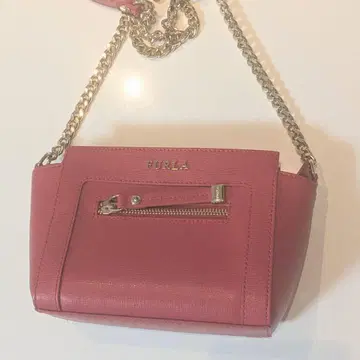 [ 새상품급 ] FURLA 레드 미니 숄더백