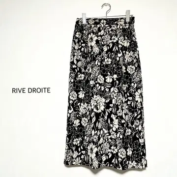 미사용 택 포함 RIVE DROITE 리브 드로와 롱 스커트 플라워