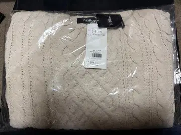 미사용 새상품 AZUL BY MOUSSY/아즈르 셔닐 케이블 니트