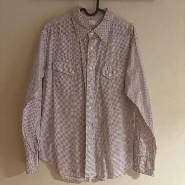 카토/KATO' 미니 꽃무늬 셔츠 스냅 버튼