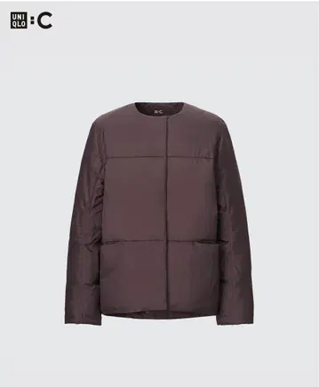 미사용 새상품 유니클로C 라이트 다운 자켓 XL 브라운