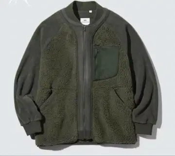 유니클로 UNIQLO 화이트 마운티니어링 플리스