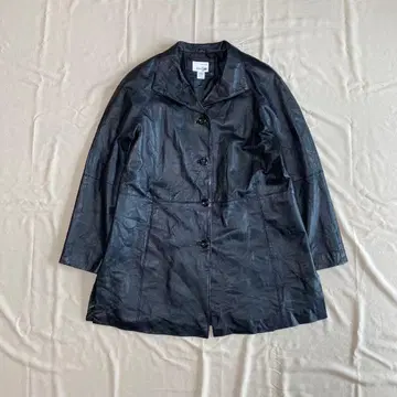 90년대 카 코트 가죽 자켓 구제 의류 빈티지 vintage