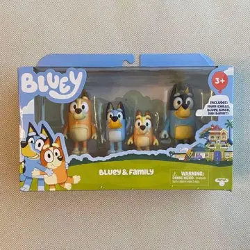 Bluey 피규어 4개 세트