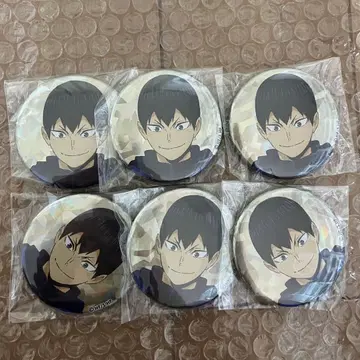 하이큐 카게야마 토비오 준비 홀로그램 캔뱃지 6개 세트