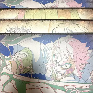 귀멸의 칼날 카이가쿠 아가츠마 젠이츠 할아버지 런치 매트 유포테이블 카페