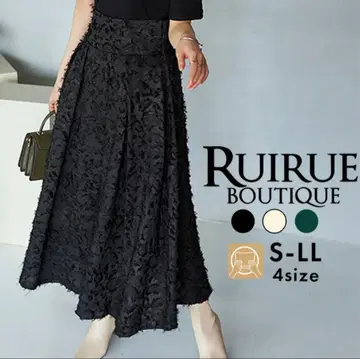 루일 에 부티크 자카드 스커트