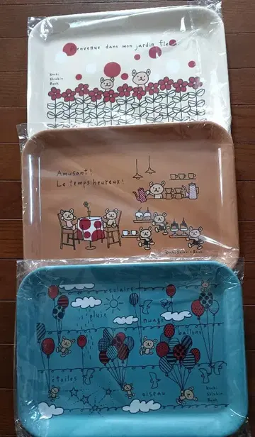 곰돌이 트레이 3종 세트