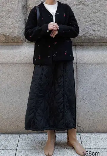 마차트 machatt 자수 자켓 블랙