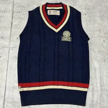 FRANKLIN MARSHALL 이탈리아제 치하덴 니트 스웨터 베스트