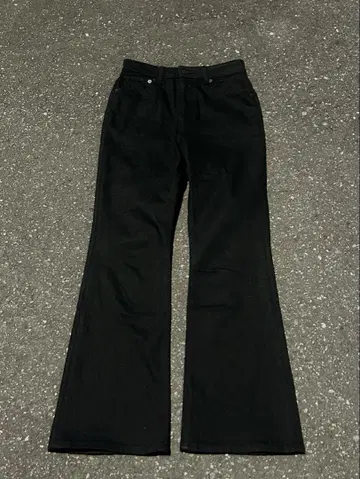 00s unknown black flare denim grunge y2k