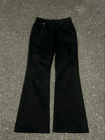 00s unknown black flare denim grunge y2k