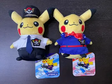 피카츄 봉제 인형 포켓몬 스토어 신치토세 공항점 한정판 파이롯트