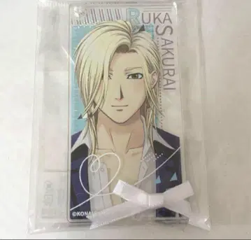 두근두근 메모리얼 GS 사쿠라이 루카 리본 타이 아크릴 플레이트 키체인