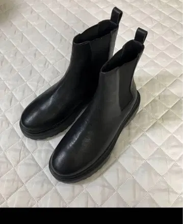 fillin unos 첼시 사이드 고어 부츠 블랙 26
