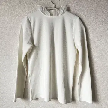 Vin 프릴 상의 티셔츠 화이트 9호 펄