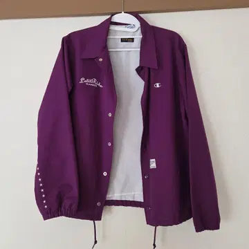 Let it Ride 클래식 나일론 자켓 Champion 퍼플
