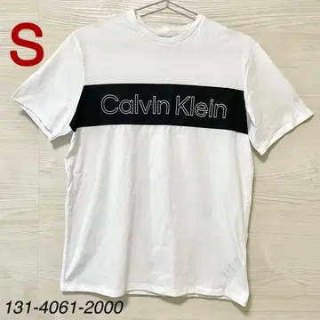 Calvin Klein 캘빈클라인 남성용 T셔츠 S사이즈 화이트