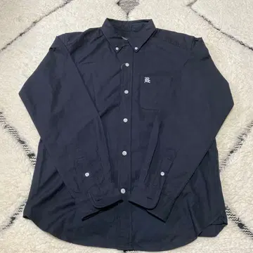 BackChannel 블랙 버튼 다운 셔츠 S