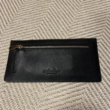 가죽 블랙 장지갑 8카드 포켓