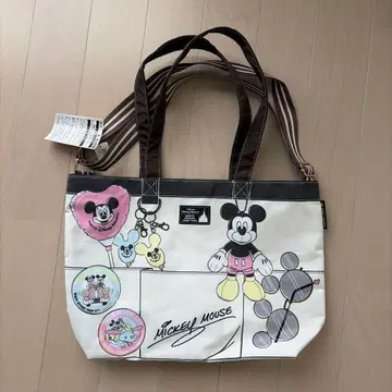 미키마우스 토트백 페이크 아트 택 포함